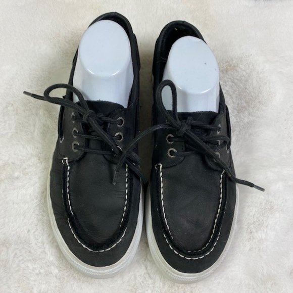 Sperry Top-Sider Men's Bermuda Leather Lace Up Boat Shoes, size 8M - Picture 2 of 13